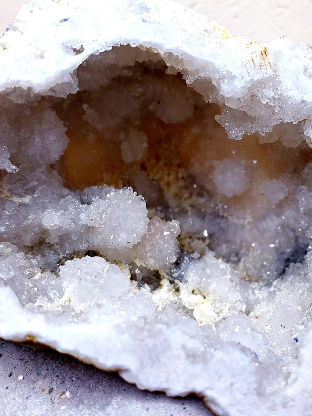 White Quartz crystal clusters Display Piece